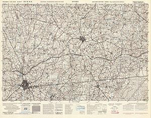 GSGS 4347 1:25,000 Eernee Sheet 34/06 NE (UTM Grid)