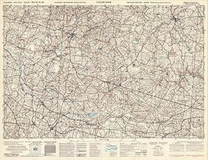 GSGS 4347 1:25,000 Fleurigne Sheet 34/06 NW (UTM Grid)