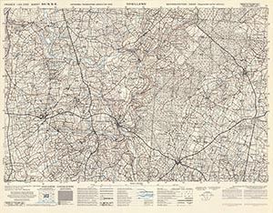 GSGS 4347 1:25,000 Chailland Sheet 34/06 SE (UTM Grid)