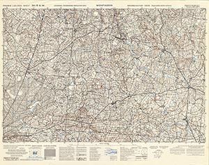 GSGS 4347 1:25,000 Montaudin Sheet 34/08 SW (UTM Grid)