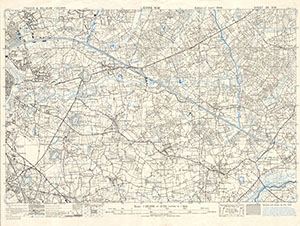 GSGS 4041 1:25,000 Lierre NW Sheet 34 NW