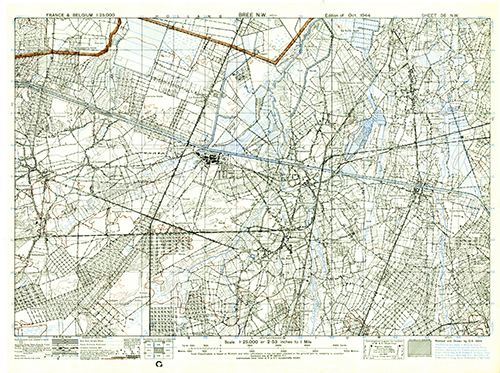 GSGS 4041 1:25,000 Bree NW Sheet 36 NW