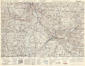 Browse GSGS 4347 1:25,000 Domfront Sheet 37/10 SW (UTM Grid)