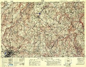 Browse GSGS 4347 1:25,000 Flers Sheet 37/12 SE