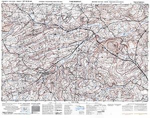 GSGS 4347 1:25,000 Tinchebray Sheet 37/12 SW (UTM Grid)