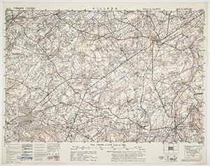 GSGS 4347 1:25,000 Villers Sheet 37/14 NW