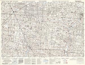 GSGS 4347 1:25,000 Ste Suzanne Sheet 37/04 SE (UTM Grid)