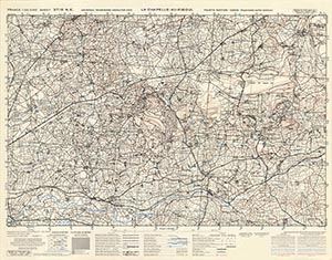 GSGS 4347 1:25,000 La Chapelle Au Riboul Sheet 37/06 NE (UTM Grid)