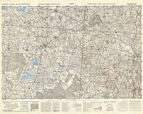 GSGS 4347 1:25,000 Bais Sheet 37/06 SE (UTM Grid)