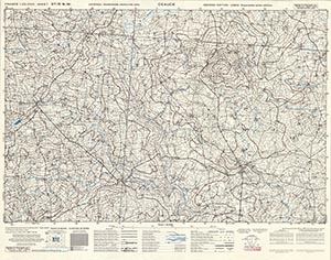 GSGS 4347 1:25,000 Ceauce Sheet 37/08 NW (UTM Grid)