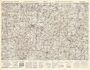 GSGS 4347 1:25,000 Lassay Sheet 37/08 SE (UTM Grid)