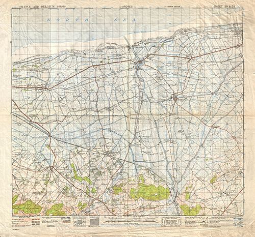 GSGS 4040 1:50,000 Ardres Sheet 28 & 39