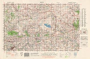 GSGS 4250 1:50,000 Sizun Sheet 3G3