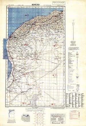 Browse GSGS 4231 1:500,000 Bengasi Sheets 4 and 12