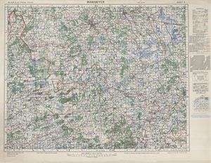 GSGS 4336 1:100,000 Maeseyck Sheet 4