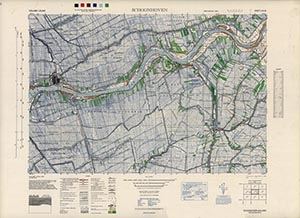 GSGS 4427 1:25,000 Schoonhoven Sheet 4 NW