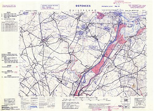 GSGS 4347 1:25,000 Ouistreham v2 40/16 NW