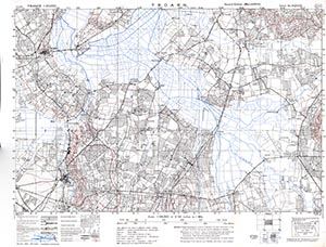 GSGS 4347 1:25,000 Troarn Sheet 40/16 SE