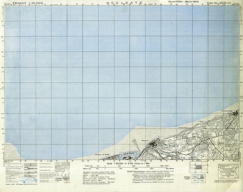 GSGS 4347 1:25,000 Houlgate Sheet 40/18 SE