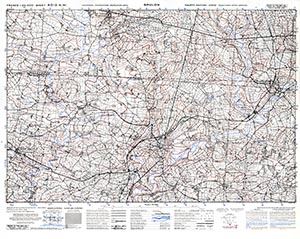 GSGS 4347 1:25,000 Brulon Sheet 40/02 NW (UTM Grid)