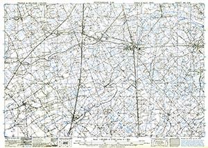GSGS 4041 1:25,000 Poperinghe SW Sheet 40 SW