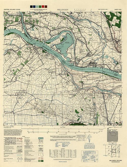 GSGS 4427 1:25,000 Millengen Sheet 4102