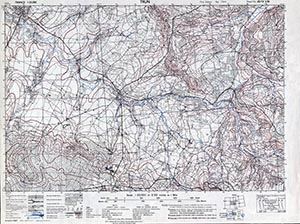 GSGS 4347 1:25,000 Trun Sheet 43/12 SW