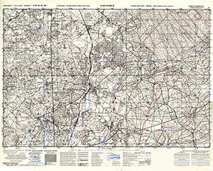 GSGS 4347 1:25,000 Ancinnes Sheet 43/06 NW (UTM Grid)