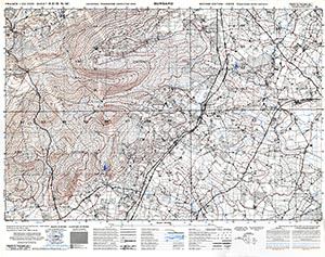 Browse GSGS 4347 1:25,000 Bursard Sheet 43/08 NW (UTM Grid)