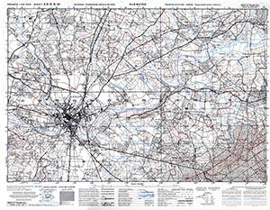 GSGS 4347 1:25,000 Alencon Sheet 43/08 SW (UTM Grid)