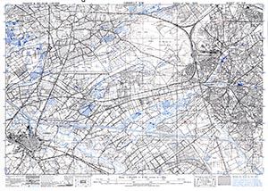 GSGS 4041 1:25,000 Hasselt SW Sheet 47 SW