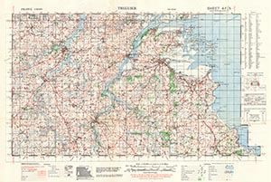 GSGS 4250 1:50,000 Treguier Sheet 4F5
