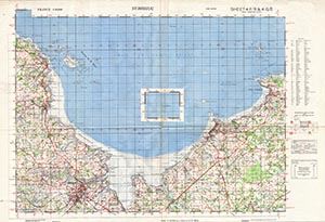 GSGS 4250 1:50,000 St Brieuc Sheet 4F6 & 4G2