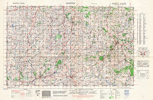 GSGS 4250 1:50,000 Quintin Sheet 4G3