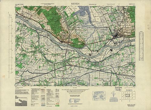 GSGS 4427 1:25,000 Renen Sheet 5 NE