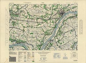 GSGS 4427 1:25,000 Tiel Sheet 5 SW