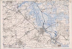 GSGS 4041 1:25,000 St Omer Sheet 50 NE
