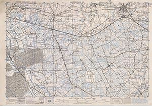 GSGS 4041 1:25,000 Hazebrouck SE Sheet 51 SE
