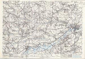 GSGS 4041 1:25,000 Grammont NE Sheet 54 NE