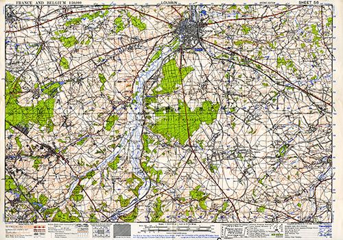 GSGS 4040 1:50,000 Louvain Sheet 56