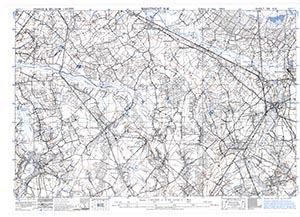 GSGS 4041 1:25,000 Maastricht NW Sheet 58 NW