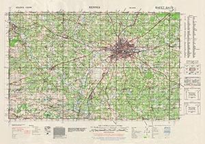 GSGS 4250 1:50,000 Rennes Sheet 5H2