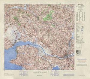 Browse GSGS 4249 1:100,000 St Nazaire Nantes Sheet 5J