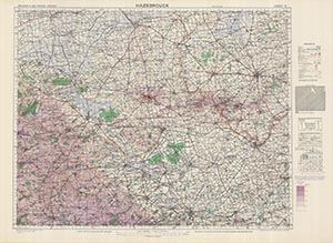 GSGS 4336 1:100,000 Hazebrouck Sheet 6