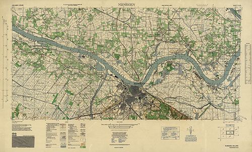 GSGS 4427 1:25,000 Nijmegen Sheet 6 SW