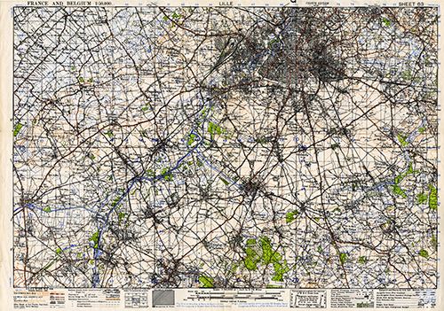 GSGS 4040 1:50,000 Lille Sheet 63