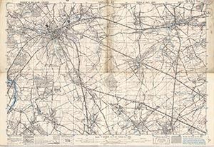 GSGS 4041 1:25,000 Nivelles SE Sheet 66 SE