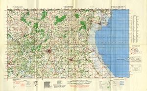 GSGS 4250 1:50,000 Valognes Sheets 6E3 & 6E4