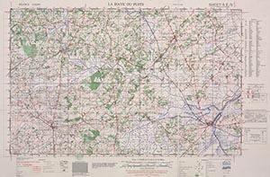 GSGS 4250 1:50,000 La Haye du Puits v2 Sheet 6E5