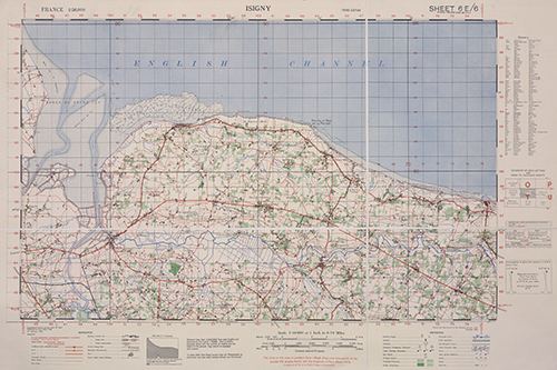 GSGS 4250 1:50,000 Isigny v2 Sheet 6E6